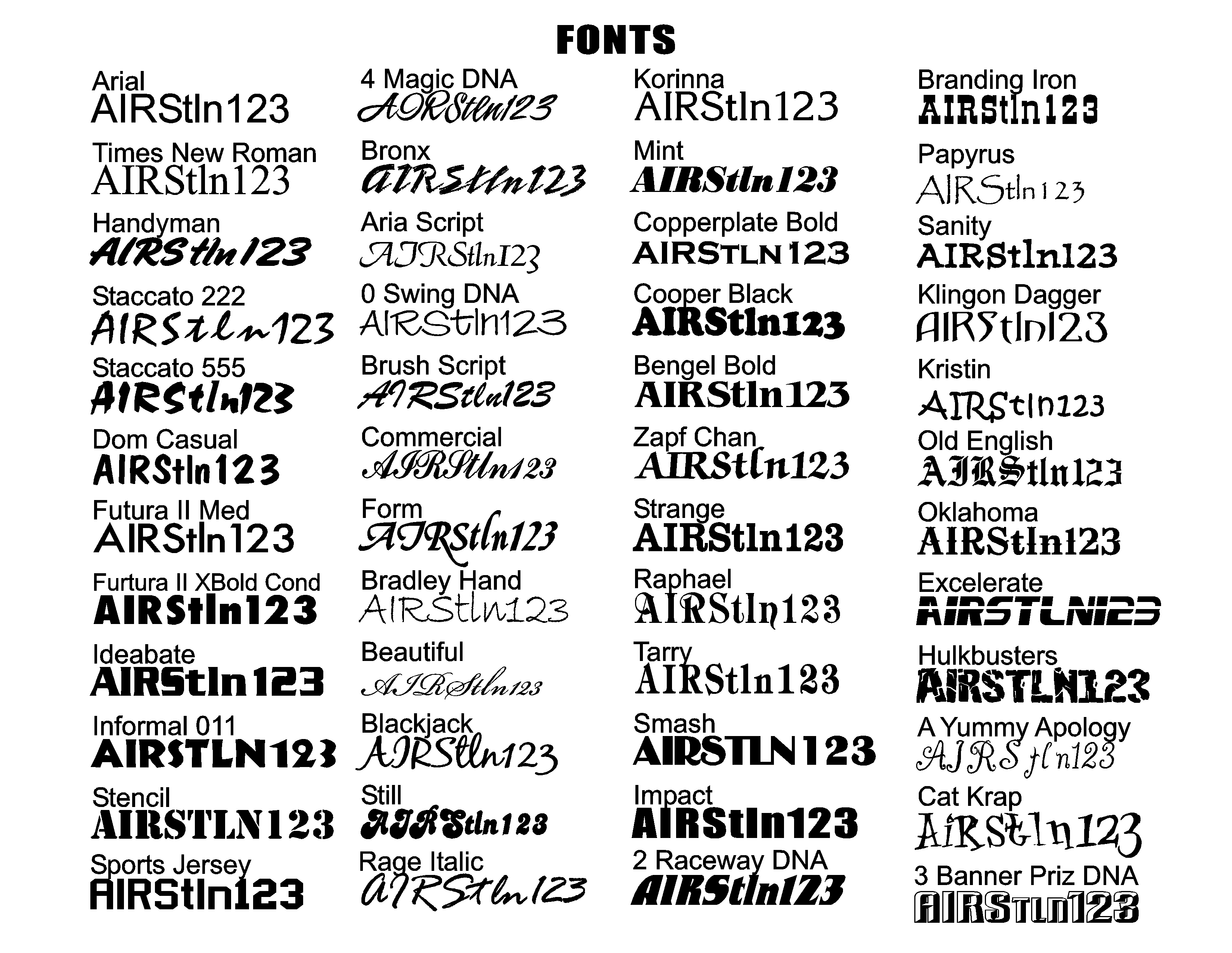 type with free fonts online